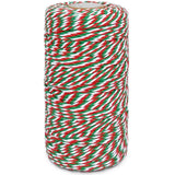 Cotton Twine Green Red and White Baker String 2mm Thick 328 Feet Christmas Twine for Gift Wrapping DIY Crafts Home Decoration Gardening Leecogo