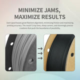 OVERTURE Easy PLA 1.75mm 3D Printer Filament, 1kg PLA Cardboard Spool (2.2lbs), Dimensional Accuracy +/- 0.02mm, Fit Most FDM Printer (Easy Black) OVERTURE