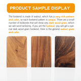 DRELIFAM Walnut Book Ends Heavy Duty Handmade Bookends for Shelves Book Ends Decorative to Hold Heavy Books (Walnut Wood Large) DRELIFAM