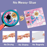 Adhesive Puzzle Saver Sheets, 8pcs Puzzles Glue Sheets, Peel and Stick Puzzle Sticker Sheets Preserve 1000 Pieces Jigsaw Puzzles in Minutes KIAFUM