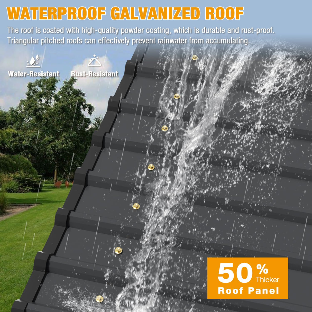 EBE 20' x 20' Metal Carport, Outdoor Heavy Duty Carport with Galvanized Steel Roof and Enhanced Metal Frame Structure, Garage Car Shelter Shade for SUV Trucks and Boats EBE