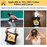 TransOurDream Tru-Iron on Heat Transfer Paper for Dark Fabric (20 Sheets, 8.5x11") T Shirt Transfers Paper for Inkjet Printer Printable Heat Transfer Vinyl for T-Shirts (TOD-7) TransOurDream