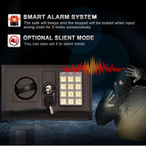 Large Rifle Safe, Long Gun Safe for Rifle Shotgun for Home, Quick Access 5-6 Gun Storage Cabinet with a Handgun Lock Box and a Removable Shelf, Silent Mode (Keyboard PIN Code) BBRKIN