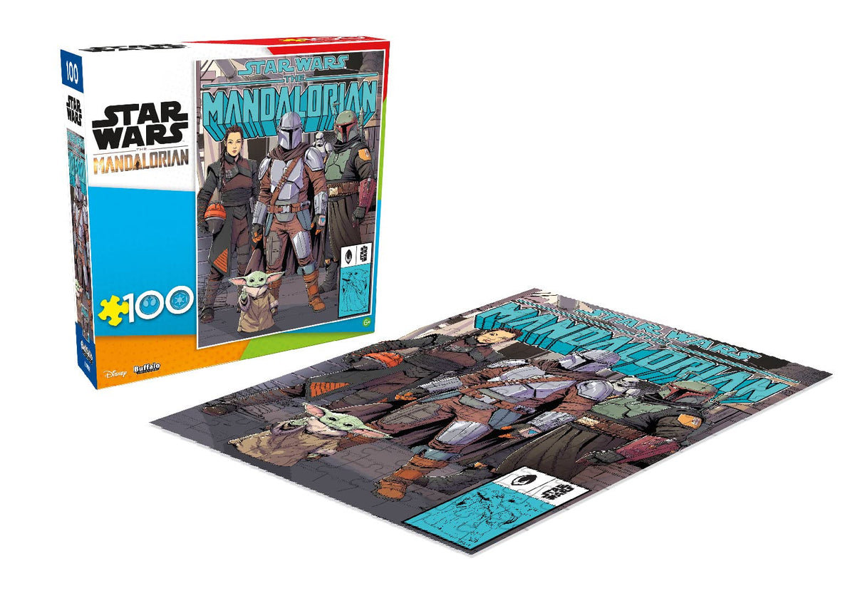 Buffalo Games - Star Wars - : Legendary Bounty - 100 Piece Jigsaw Puzzle for Families -Challenging Puzzle Perfect for Game Nights - Finished Size is 15.00 x 11.00 Buffalo Games