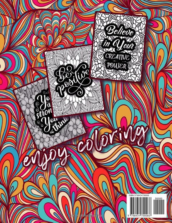 Easy Coloring Book for Adults & Teen Girls - Inspirational Quotes: You are Braver Than You Believe | Simple Large Motivational Coloring Gift Book & Pages for Women Relaxation & Teenage Girls WoodArtSupply
