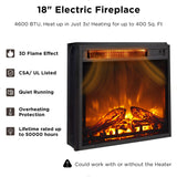 T4TREAM Fireplace TV Stand for 65 Inch TV, Farmhouse Barn Door Media Console, Entertainment Center with 18" Electric Fireplace Storage Cabinet Doors,for Living Room, 58 Inch, Dark Rustic Oak T4TREAM