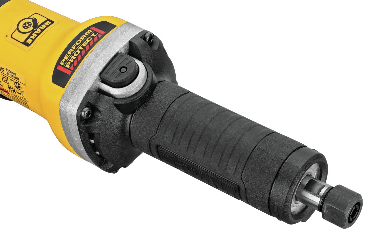 DEWALT Die Grinder, Brushless, Variable Speed, Paddle Switch With Lock-On, 2-Inch (DWE4997VS) - WoodArtSupply