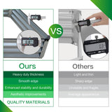 GARDMAX 8x4x1FT Galvanized Raised Garden Bed Kit, Metal Planter Boxes Outdoor with Easy Assembly, Large Garden Bed for Vegetables, Fruits, Flower, Herbs Rectangle Silver Generic