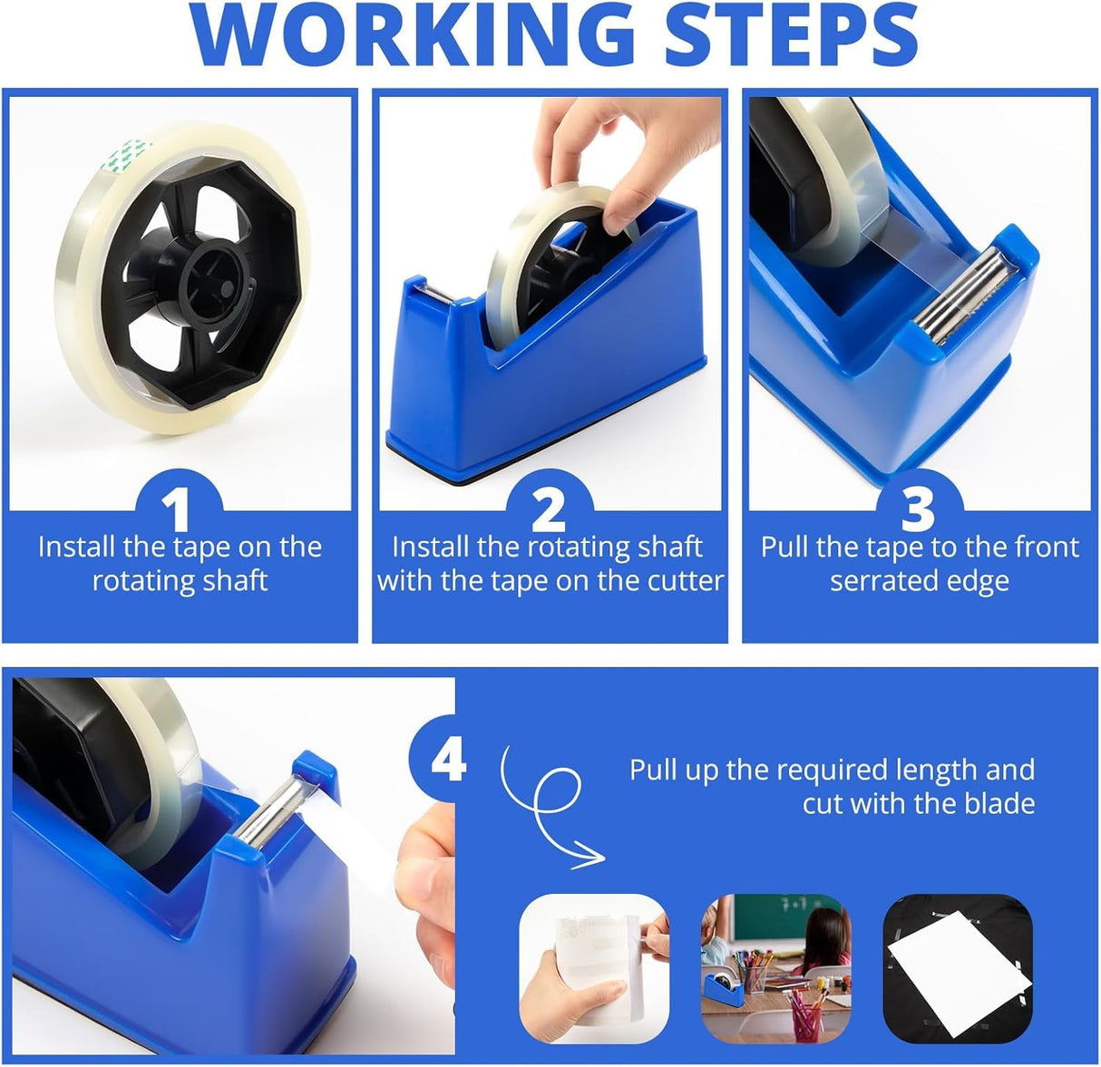 XEUZK Sublimation Blanks Tumbler Clamp Tool Blue Kits for 20 Oz Sublimation Blanks, Heat Resistant Gloves, Heat Tape Sublimation, Heat Tape Dispenser Sublimation Kit, Tumbler Clamp Clamp Blue&Pink. XEUZK