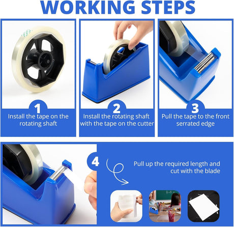 XEUZK Sublimation Blanks Tumbler Clamp Tool Blue Kits for 20 Oz Sublimation Blanks, Heat Resistant Gloves, Heat Tape Sublimation, Heat Tape Dispenser Sublimation Kit, Tumbler Clamp Clamp Blue&Pink. XEUZK