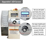 INTSUPERMAI Mini Metal Lathe 8"×39" Benchtop Imperial/Metric Lathe Auto Switch Between Metric and Imperial with Centre Frame & Drill Chuck Electronic Leadscrew Gearless 1100W Variable Speed 110V INTSUPERMAI