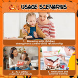 Reivworl Halloween Paint by Numbers Kit for Adults Beginners, Ghost Paint by Numbers, Adult Paint by Number Kits for Gifts and Home Wall Decor 16x20 Inch Reivworl