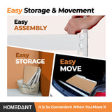 HOMEDANT 5 Tier White Storage Shelves Adjustable Laminated Boltless Garage Metal Shelving Unit Heavy Duty Utility Rack Shelf Warehouse Pantry Closet Kitchen 35.9" W x 16.2" D x 71.3" H White 1Pack HOMEDANT