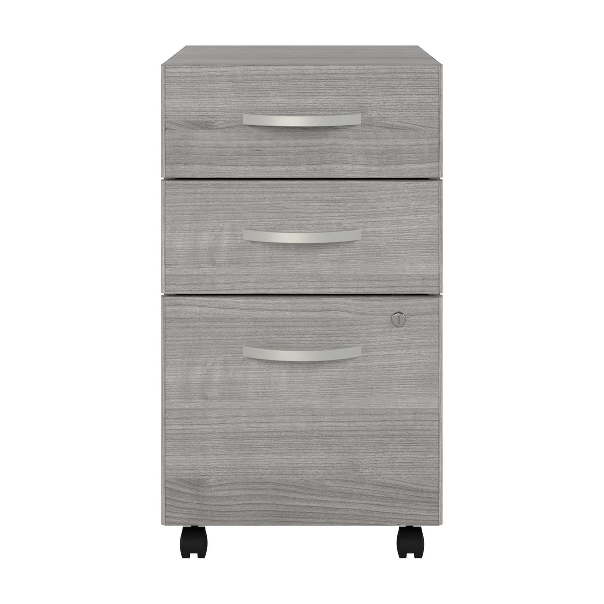 Bush SCF216PGSU 3-Drawer Vertical File Cabinet Locking Letter/Legal Platinum Gray 20-Inch D Bush Business Furniture