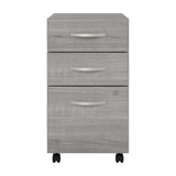 Bush SCF216PGSU 3-Drawer Vertical File Cabinet Locking Letter/Legal Platinum Gray 20-Inch D Bush Business Furniture