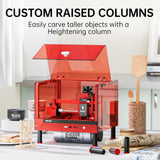 DAJA A7Pro Mini Enclosed Laser Engraver and Cutter Machine, Engraving Machine High Precision Engraving Machine for Cutting Wood,Acrylic, Plastics 4.7 x 4.7 inches (A7Pro+5.5W) DAJA