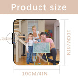 50 PCS Sublimation Coasters Blanks Bulk, 4x4 Inch Square Blank Cup Mat Rubber for Sublimation Transfer Heat Press Printing DIY Crafts ORJ