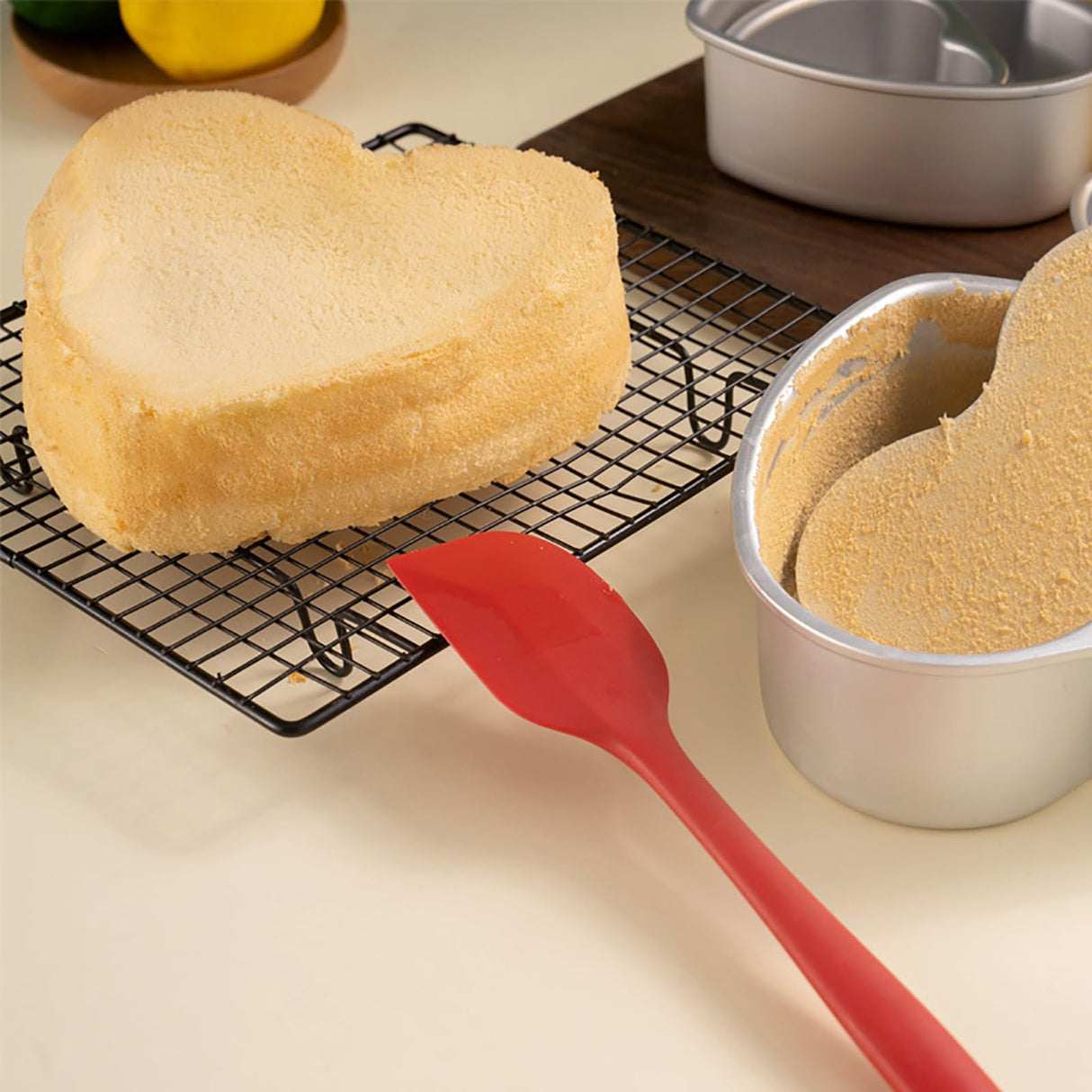 8 Inches Aluminum Heart Shaped Cake Pans Tins Cayanmydery