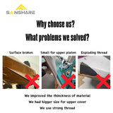 SANSHARE 2 Pcs Reusable Teflon Heat Press Platen Covers 15x15 Inch for Heat Press Machine Platen Wrap - Protector for Sublimation - Heat Resistant, Ink Resistant SANSHARE