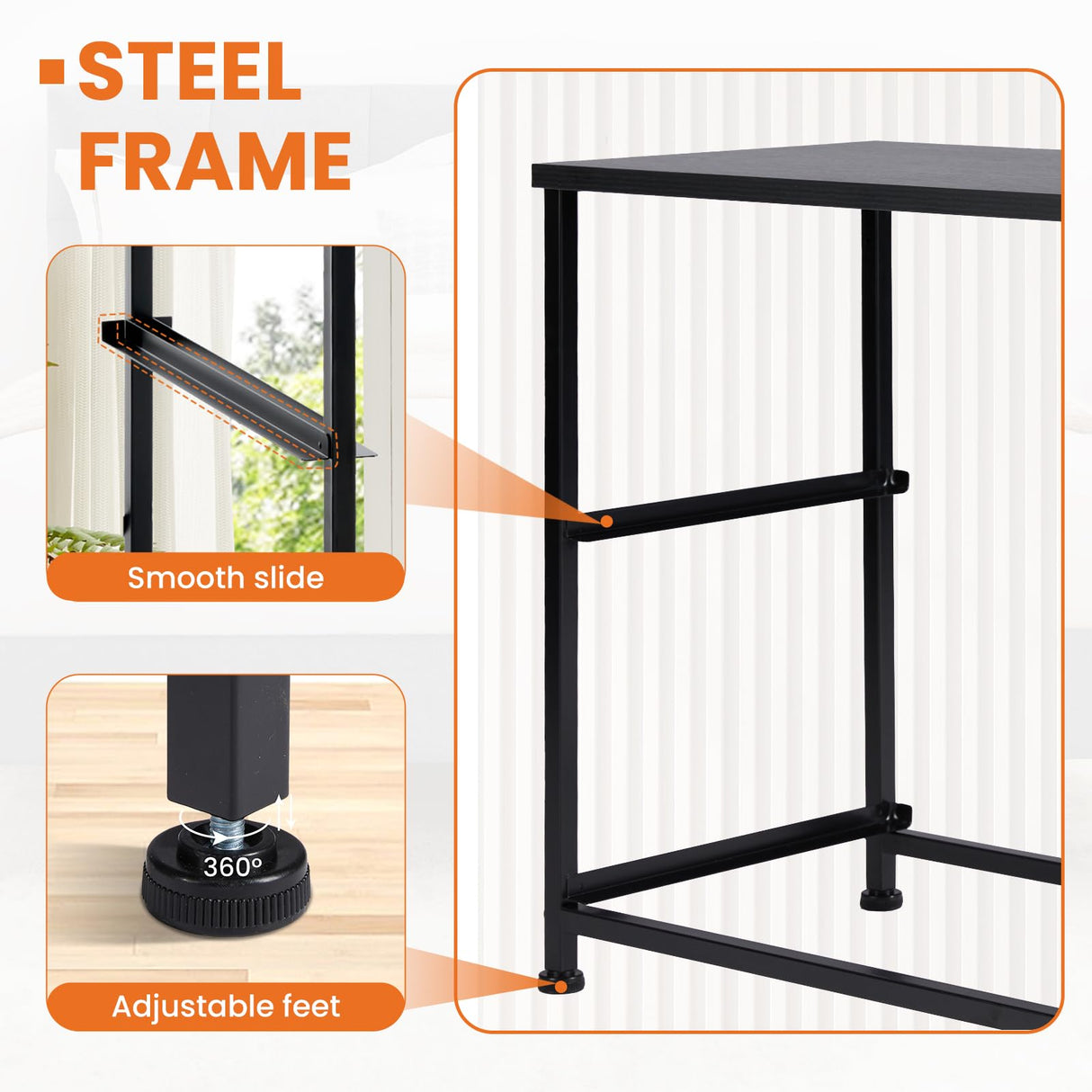 Sweetcrispy Nightstand Set of 2 with 2 Storage Drawers, 20" Height Small Bed Side Furniture End Table, Wooden Top Fabric Cabinet Kids Mini Dresser for Bedroom, Closet, Entryway, College Dorm Sweetcrispy