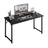 Grandder 40 inch Computer Desk, Small Home Office Desk Study Writing Kid Table, Simple PC Gaming Desk, Adjustable Feet, Black Grandder