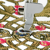 Brother NQ1700E Embroidery Machine, 6" x 10" Field Size, Cuts Jump Stitches, Wireless, Includes BES Lettering Software + Brother Magnetic SAMF180 Hoop + Mr. Vac & Mrs. Sew - Embroidery Magic Video Brother