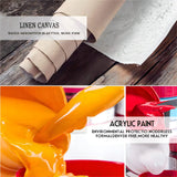 QUITEDEW Paint by Number for Adults,Mountain Waterfall Paint by Numbers, Nature Scenery Paint by Number Kits,Suitable for Home Wall Decoration 16x20 Inch QUITEDEW