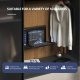 XDeer Wall Gun Safe, Biometric Gun Safes for Pistols, Quick-Access Handgun Safe with Fingerprint & Digital Key Pad, Pistol Safe for Home, Up to 1 Full-size pistol S008QG XDeer