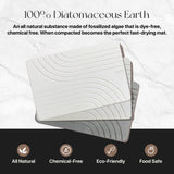 TOSORO - Stone Bath Mat, Diatomaceous Earth Non-Slip Stone Shower Mat - Quick Drying Absorbent Bath Mats for Bathroom - Elegant & Modern Design, Easy to Clean (23.5 x 15) - Sandstone TOSORO