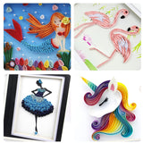 Paper Quilling Kits with 28 Colors 700 Strips 3MM Quilling Papers 6 Pcs Quilling Tool DIY Hub