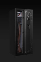 Fortress 24-Gun Fireproof Safe with Combination Lock, Black FORTRESS