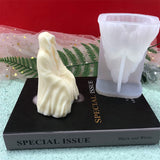 Ghost Candle Mold Halloween God of Death Resin Casting Silicone Mold for DIY Aromatherapy Candles Wax Plaster Polymer Clay Decoration ZAKVOOR