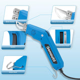 Bonoutil Hot Knife Fabric Rope Cutter 100W Styrofoam Cutter Foam Cutting 4 Blades Electric Heat Knife for Foam Cutting, Cloth, Canvas, Webbing, Rope, Cord Bonoutil