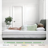 Novilla Queen Mattress, 8 Inch Memory Foam Mattress for Pressure Relief & Comfort Sleep, Medium Firm Feel with Motion Isolating, Queen Mattress in a Box, White Novilla