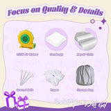 Albott 13.1x13.1x10 FT Commercial PVC Inflatable White Bounce House for Kids, Large White Castle Bounce House with 950W Blower & Higher Inflatable Wall for Wedding Birthday Party Albott