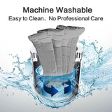 EASELAND King Size Mattress Pad Pillow Top Mattress Cover Quilted Fitted Mattress Protector 8-21" Deep Pocket Cooling Mattress Topper (78x80 Inches, Light Grey) EASELAND