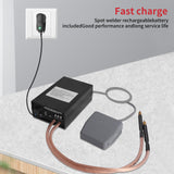 8000W Spot Welder,Handheld Spot Welder,Portable Spot Welder Machine DIY Kit,High Power Handheld Spot Welding Machine,with nickel strip and spot welding pen,for 18650 Battery Pack Welding Tools Docreate