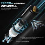 Mattress Vacuum Cleaner, UV Bed Vacuum Cleaner, 12KPa Powerful Suction with Hepa Filter for Dust, Pet Hair Handheld Mattress Deep Cleaner Effectively Clean Up Bed, Pillows, Cloth Sofas, Carpets MS.Tranquil