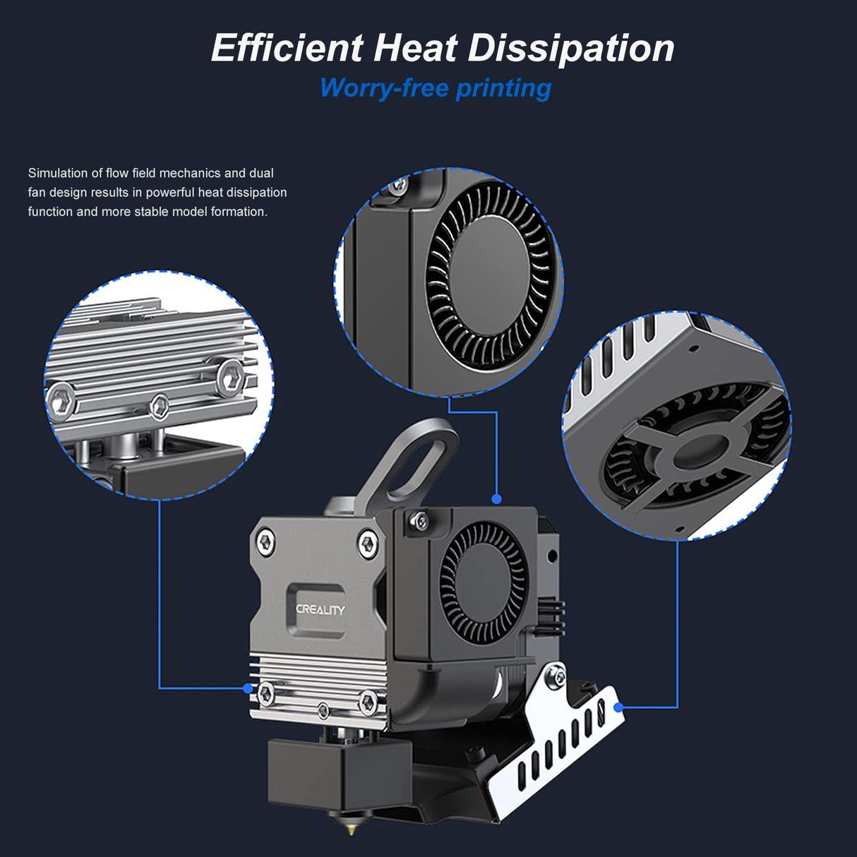 Creality Sprite Extruder Pro Kit Upgrade Direct Drive All Metal Hotend 300℃ High Temperature Convenient Retrofit for Creality Ender 3/Pro/V2/MAX/NEO(4.2.7) 3D Printer Head Replacement ENOMAKER