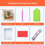 Axquilon Dog Diamond Art Kits for Adults, Dachshund Diamond Painting Kits for Adults, Dog 5D DIY Paint by Diamond Round Full Drill Home Wall Decor Gift 12x12In Axquilon