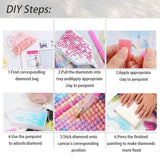 Ohhvvow Princess Diamond Art Kit for Adults, 12x16 Inch Beautiful Girl & Fountain Diamond Painting with Butterfly, DIY 5D Full Drill Gem Dotz Craft Kits, Home Wall Decor, Gift for Women & Beginners Ohhvvow