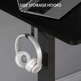 FLEXISPOT Electric Standing Desk 48 x 24 Inch Adjustable Height Desk Home Office Computer Workstation Sit Stand Desk, Black Top + Black Frame FLEXISPOT