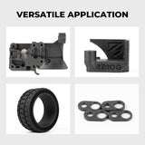 Siraya Tech Fibreheart ABS-GF Premium Glass Fiber 3D Printer Filament - 93°C Heat Resistance, High Durability, Precision Printing - for Automotive & Industrial Applications (1kg, Black) Siraya Tech