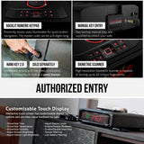 VAULTEK DS5i Smart Station™ Biometric Smart Safe with Dual Wireless Phone Charger + Auto Open Drawer + Bluetooth Safe Management (Alpine White) VAULTEK