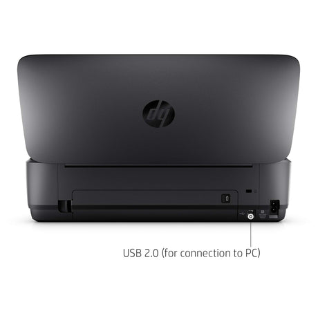 HP OfficeJet 250 All-in-One Portable Printer with Wireless & Mobile Printing, Works with Alexa (CZ992A) Black HP