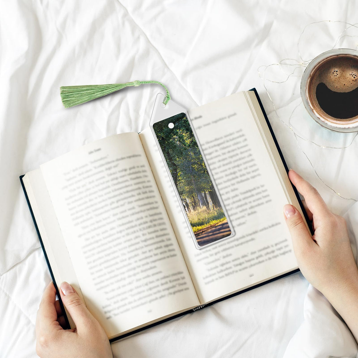 50 Sets Sublimation Blank Bookmarks with Clear Bookmark Sleeves Tassels and Self-Sealing Bags, Heat Transfer Metal Aluminum DIY Bookmark with Hole for Crafts Reading School Office Supplies BOBOKA