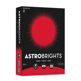 Astrobrights 491619 Astrobrights Multipurpose Paper 24 lbs 8.5-Inch x 11-Inch Re-Entry Red Neenah