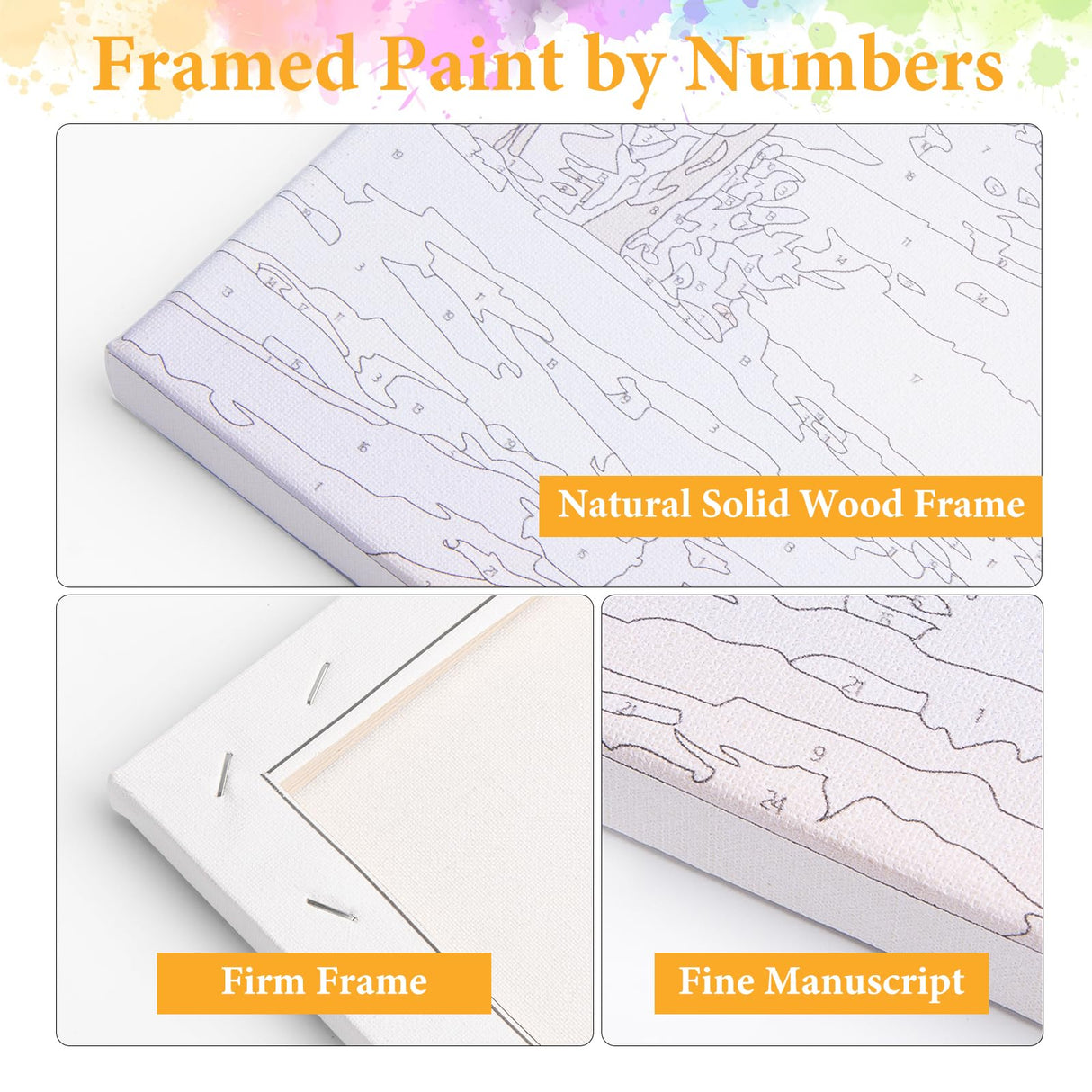 Framed Paint by Numbers Kit for Adults Beginner Hummingbird, Adult Paint by Number Kits on Canvas Framed Bird, DIY Acrylic Oil Painting by Numbers with Frame, Perfect for Home Decor Gift 8 X 12 Inch Okarina