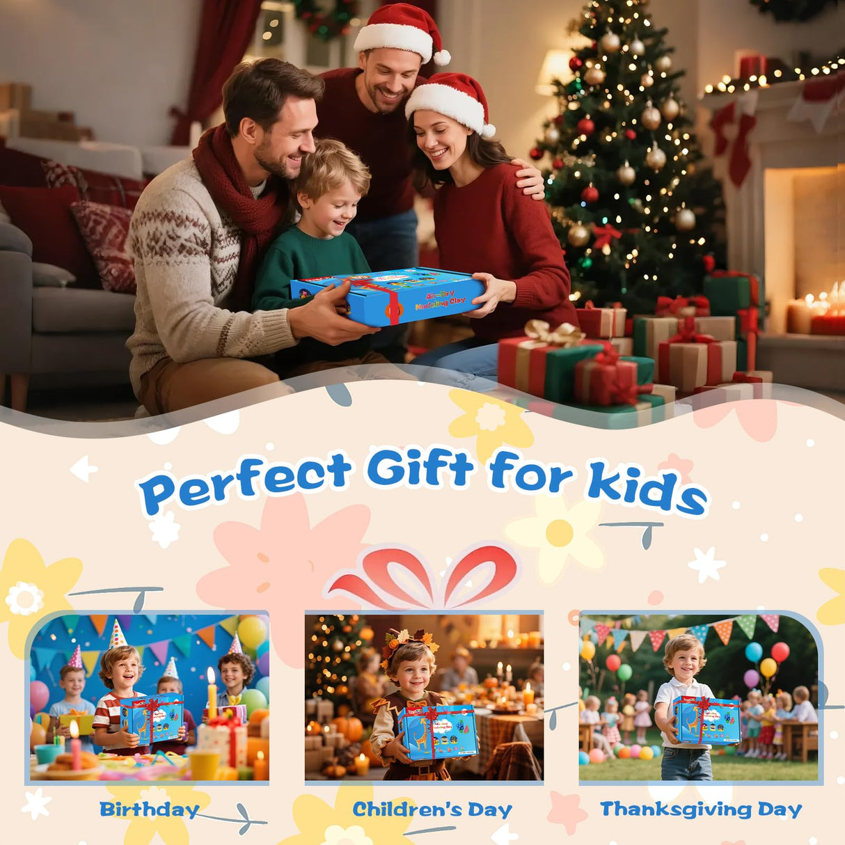 ifergoo Air Dry Clay, 36 Colors Magic Foam DIY Molding Clay for Slime add ins & Slime Supplies, Easy to use, Great Gift for Kids ifergoo