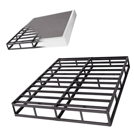 Aardhen 9 Inch High Profile King Box Spring Strong Metal Frame Mattress Foundation, Quiet Noise-Free,Easy Assembly, 3000lbs Max Weight Capacity Aardhen